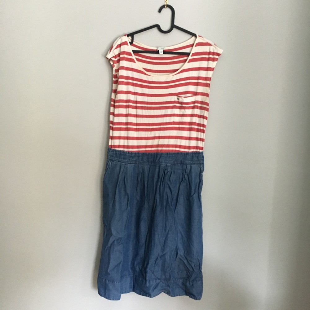Odille Anthropologie Sleeveless Dress with Pockets